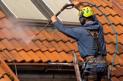 Démoussage et hydrofuge de toiture à Chassors